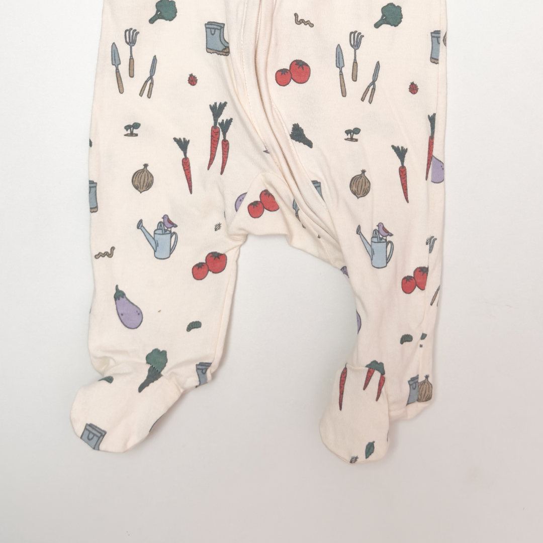 ZIPPER PRINTED ZIPPER SLEEPSUIT