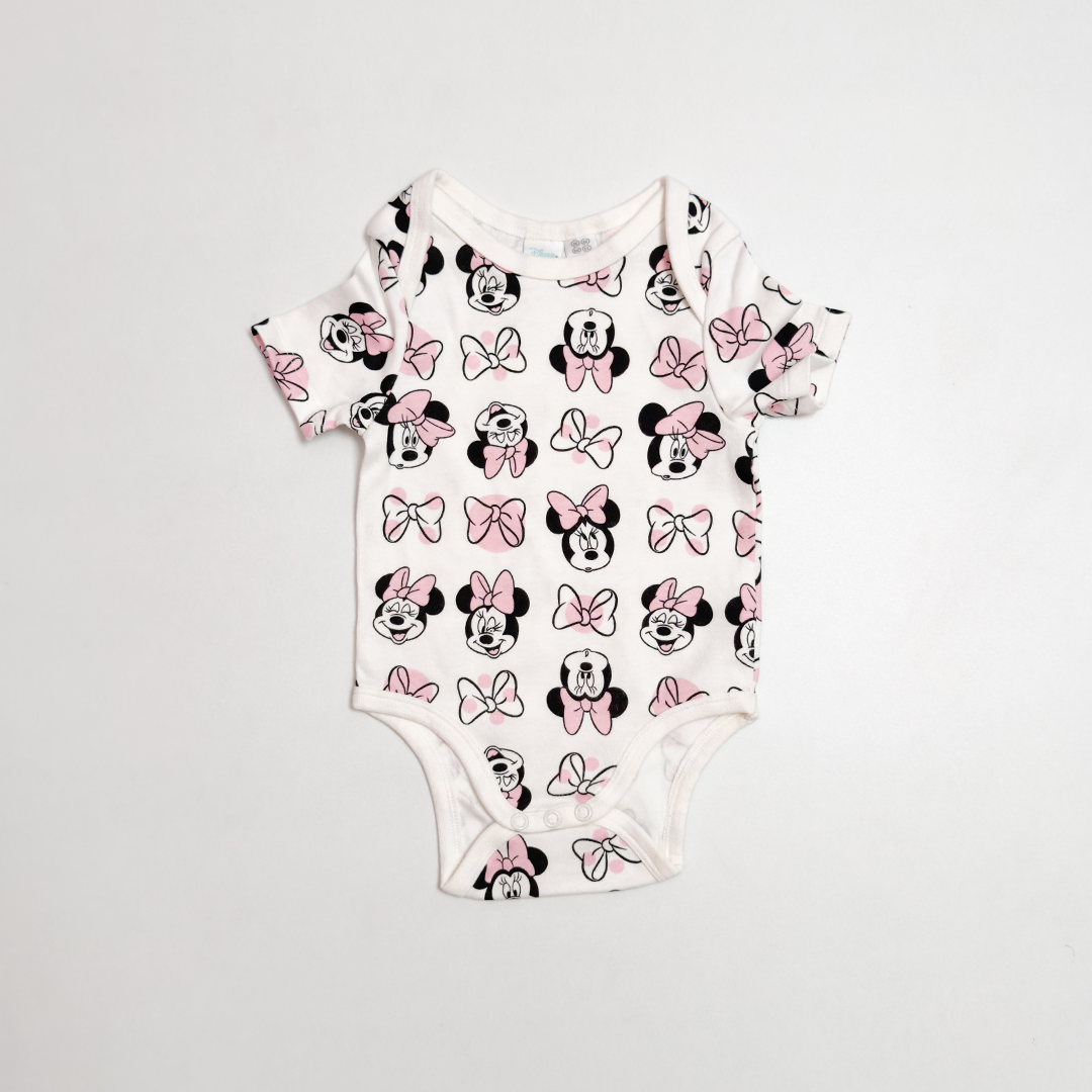 PINKY MUCKEY PRINTED ONESIE