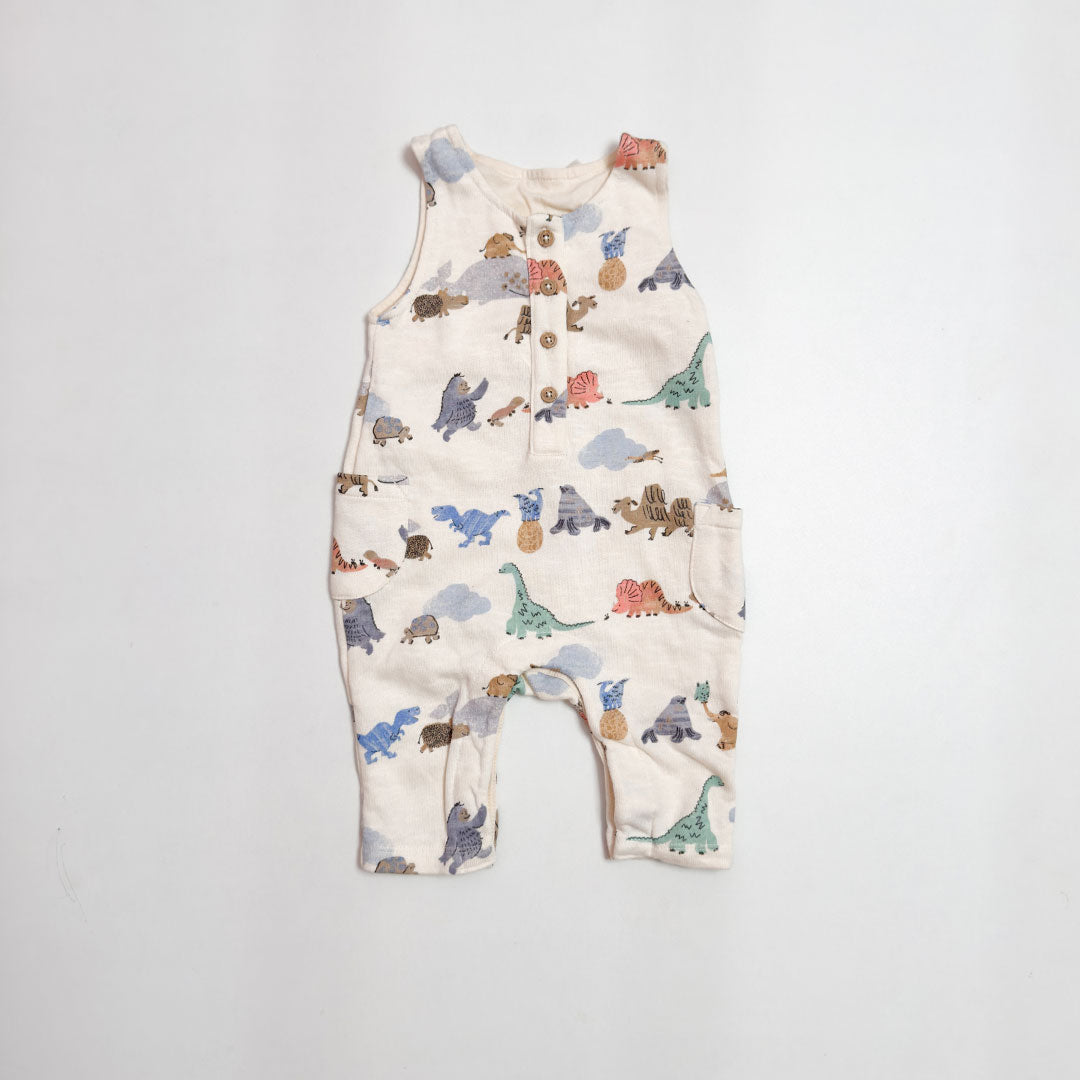 ANIMAL PRINTED ROMPER