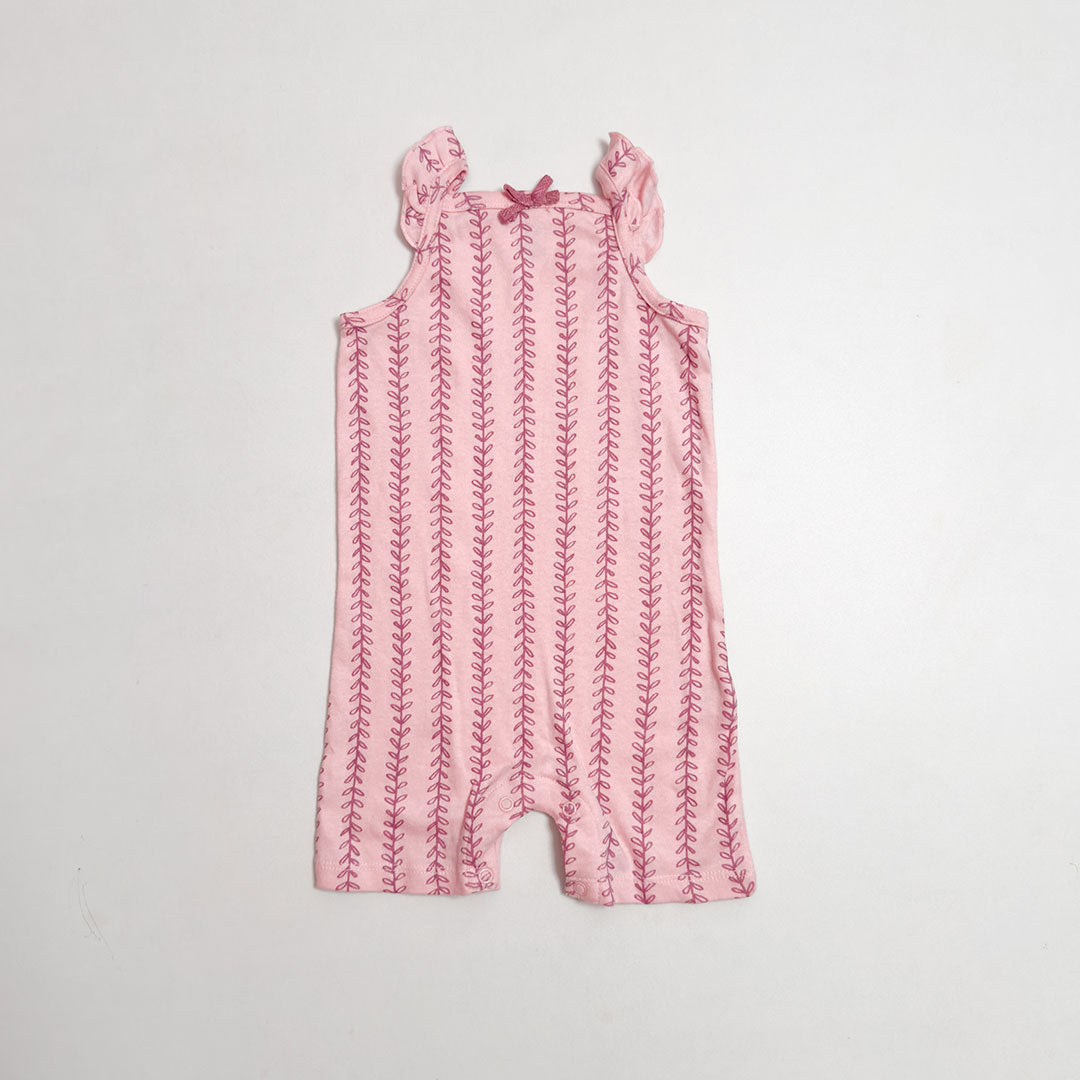 PINK PATTERNES HALF JUMPSUIT