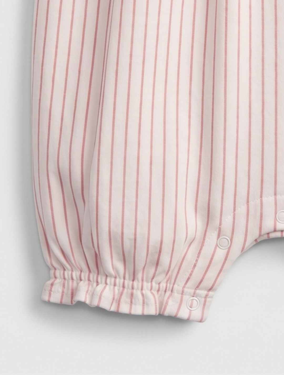 Pink striped girls jumpsuit