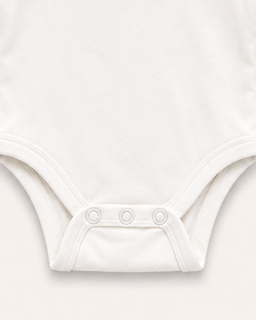 White bear printed onesie