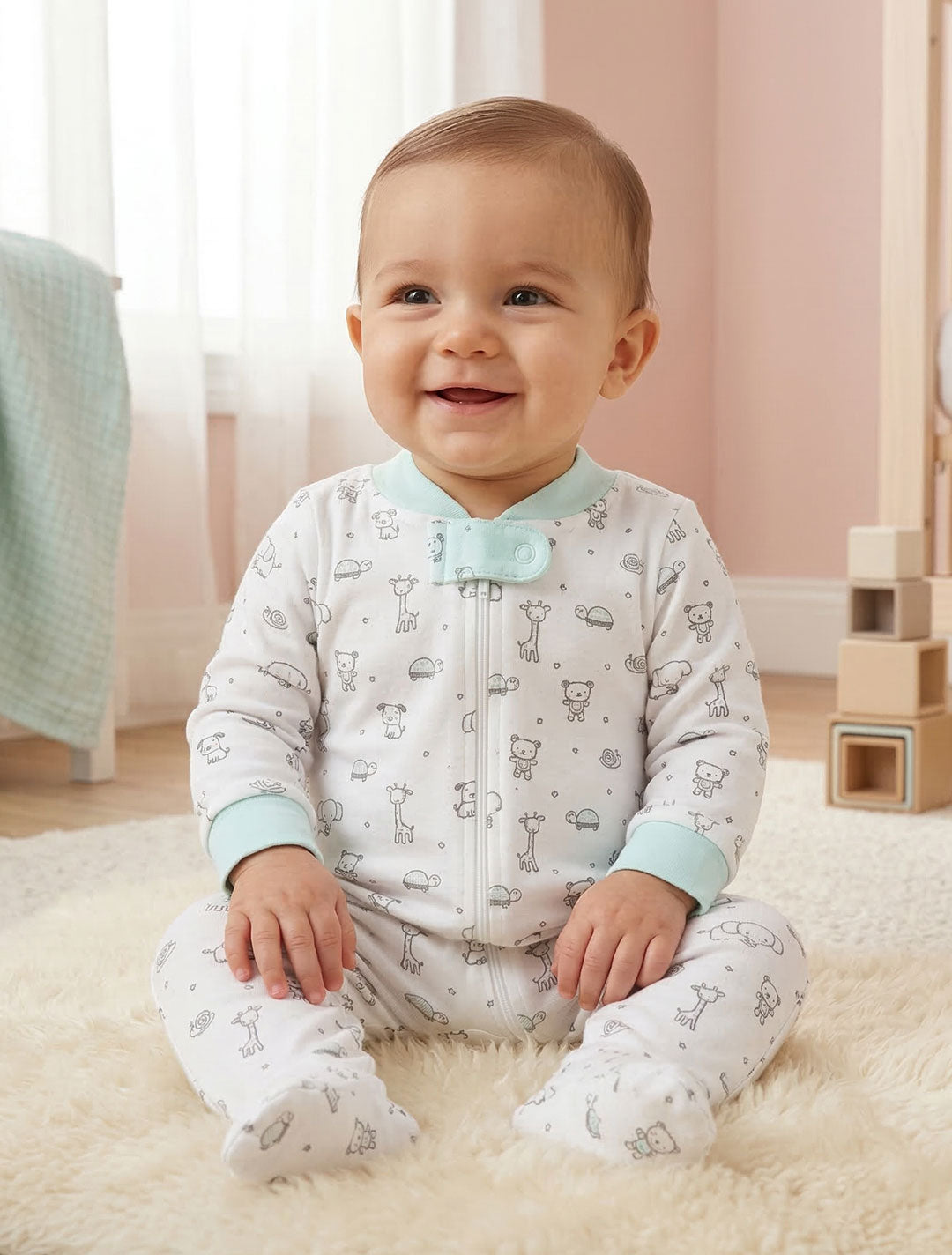 CUTE PRINTED SLEEPSUIT