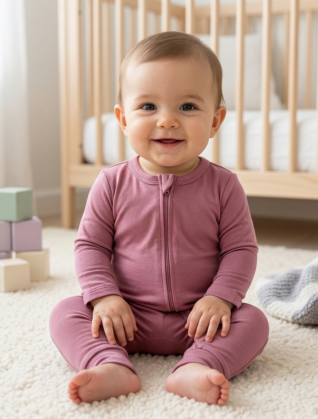 PINK PLAIN ROMPER