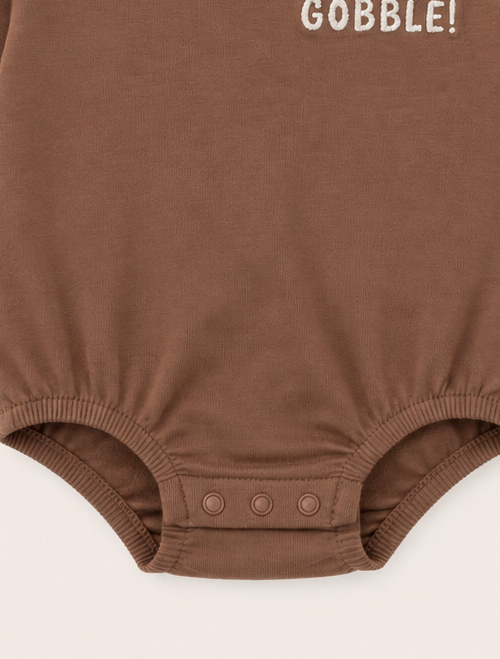 Brown boys onesie
