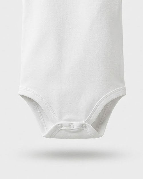 White printed onesie