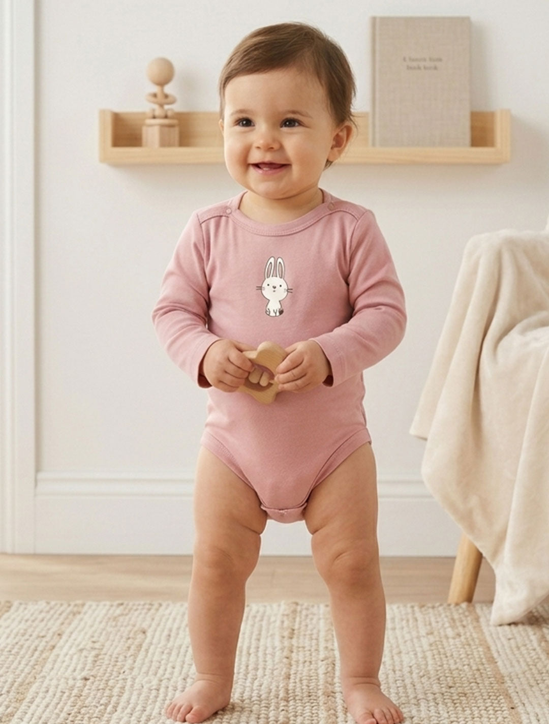 PINK BUNNY ONESIE
