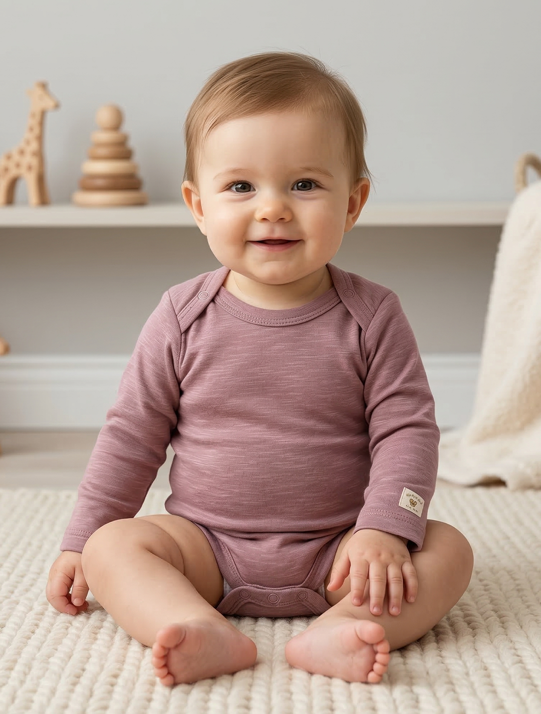 LAVANDER PLAIN ONESIE