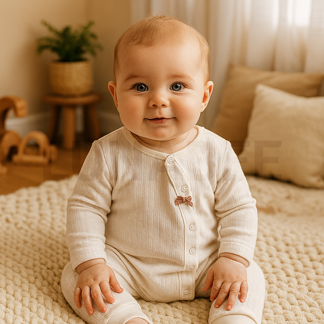 WHITE POINTELLE ROMPER