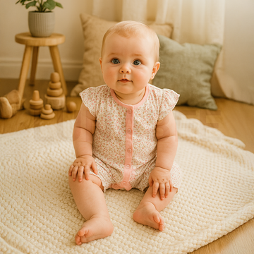 PINK FLORAL PATTERNED JUMPSUIT