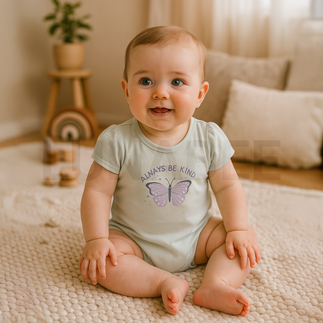 AERO BLUE BUTTERFLY JUMPSUIT