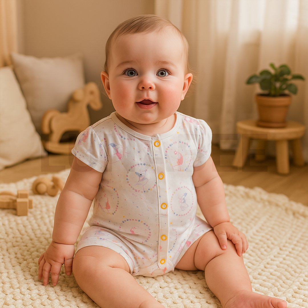 WHITE PRINTED JUMPSUIT