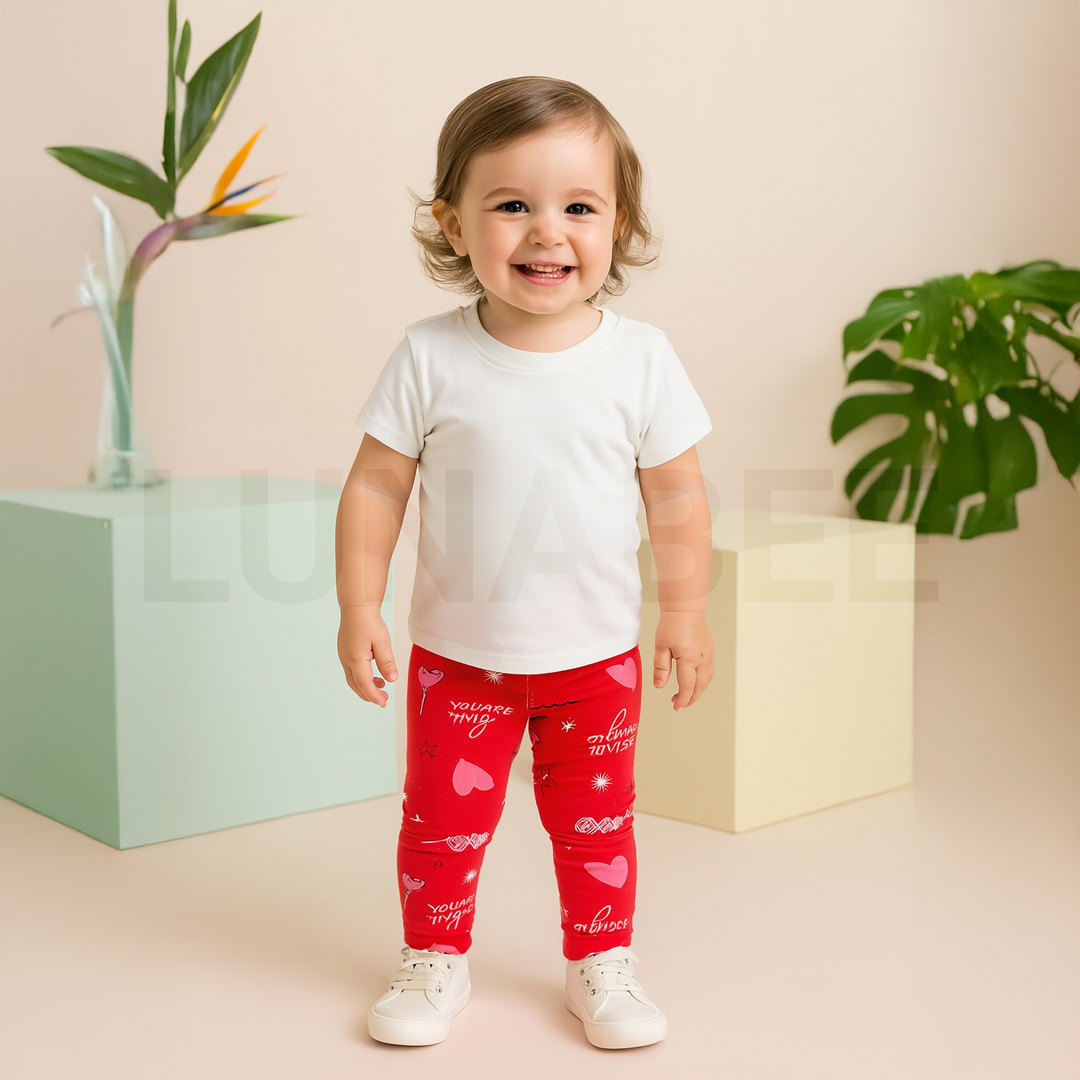 RED LOVE PRINTED PANT