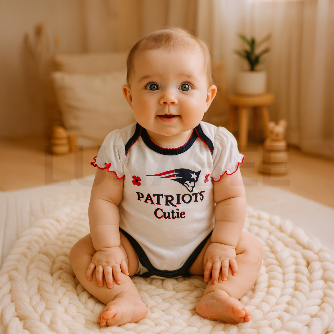 WHITE PRINTTED COTTON ONESIE
