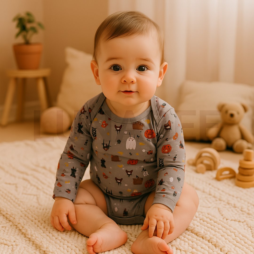 HALLOWEEN PATTERNED ONESIE