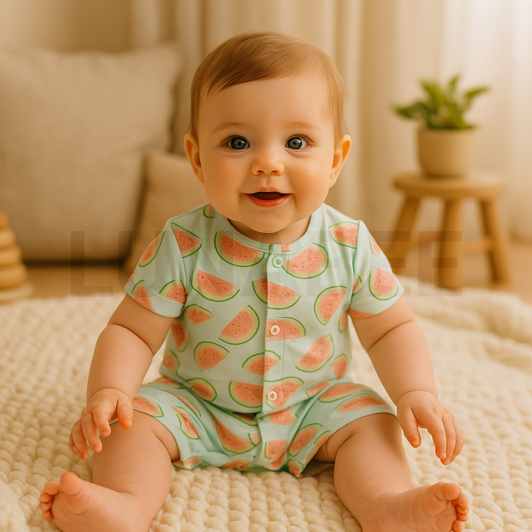 WATERMELON PRINTED JUMPSUIT