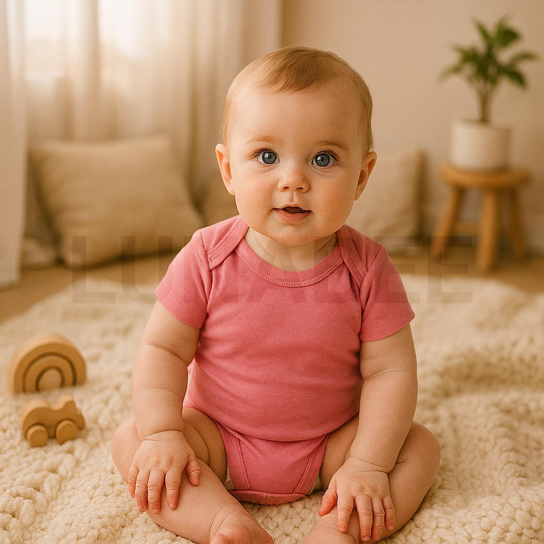 PINK PLAIN ONESIE
