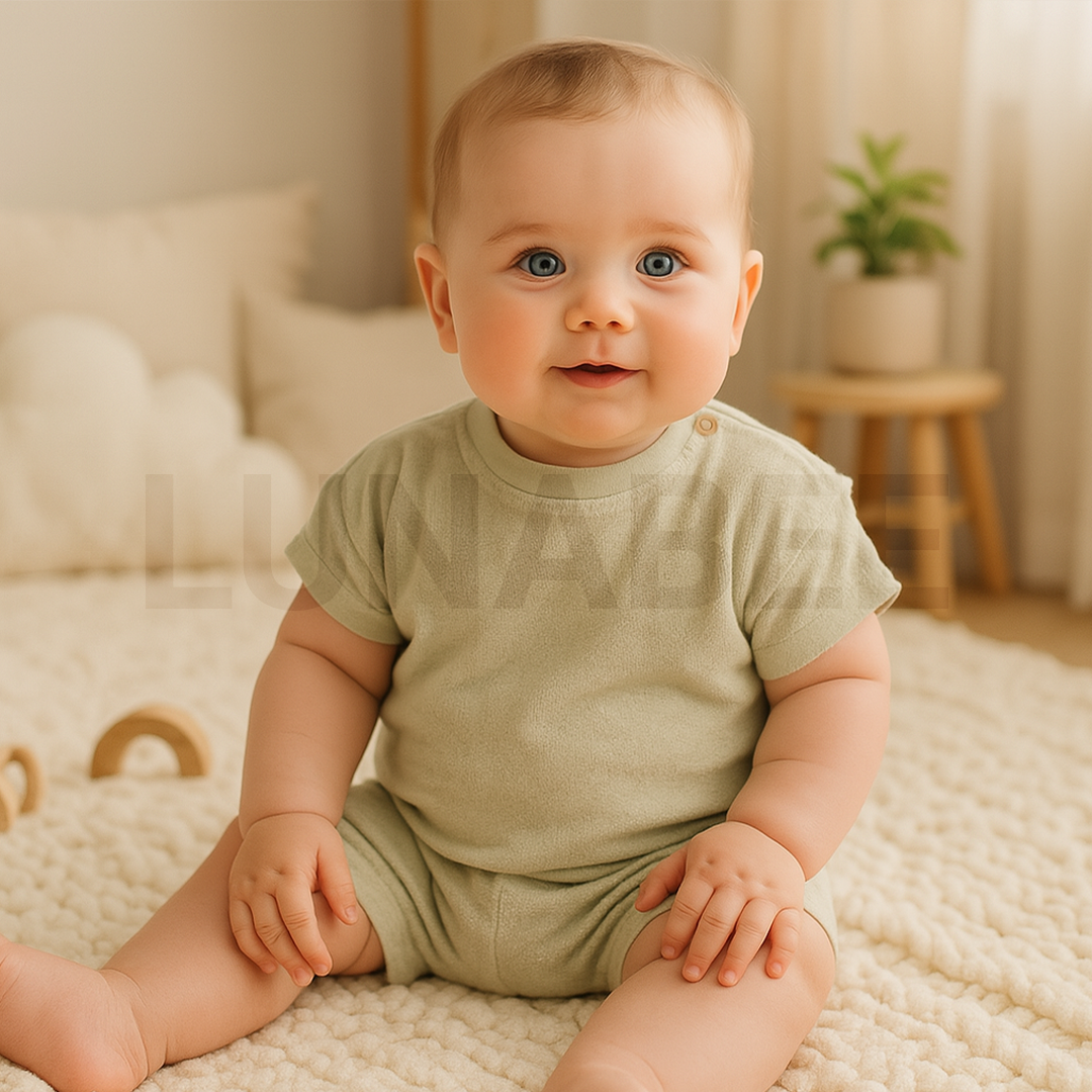 SAGE VELVET PLAIN JUMPSUIT