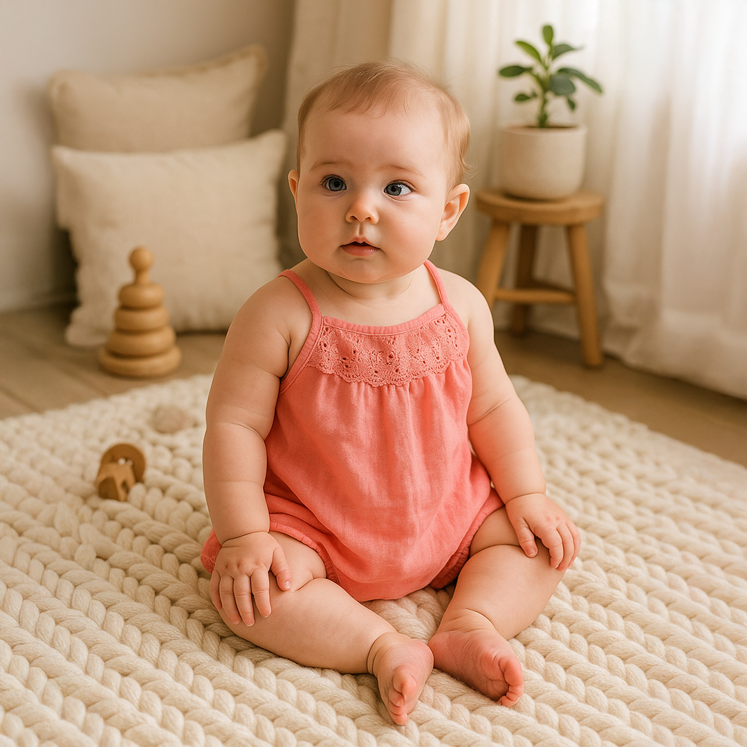 PUNCH PINK MUSLIN JUMPSUIT