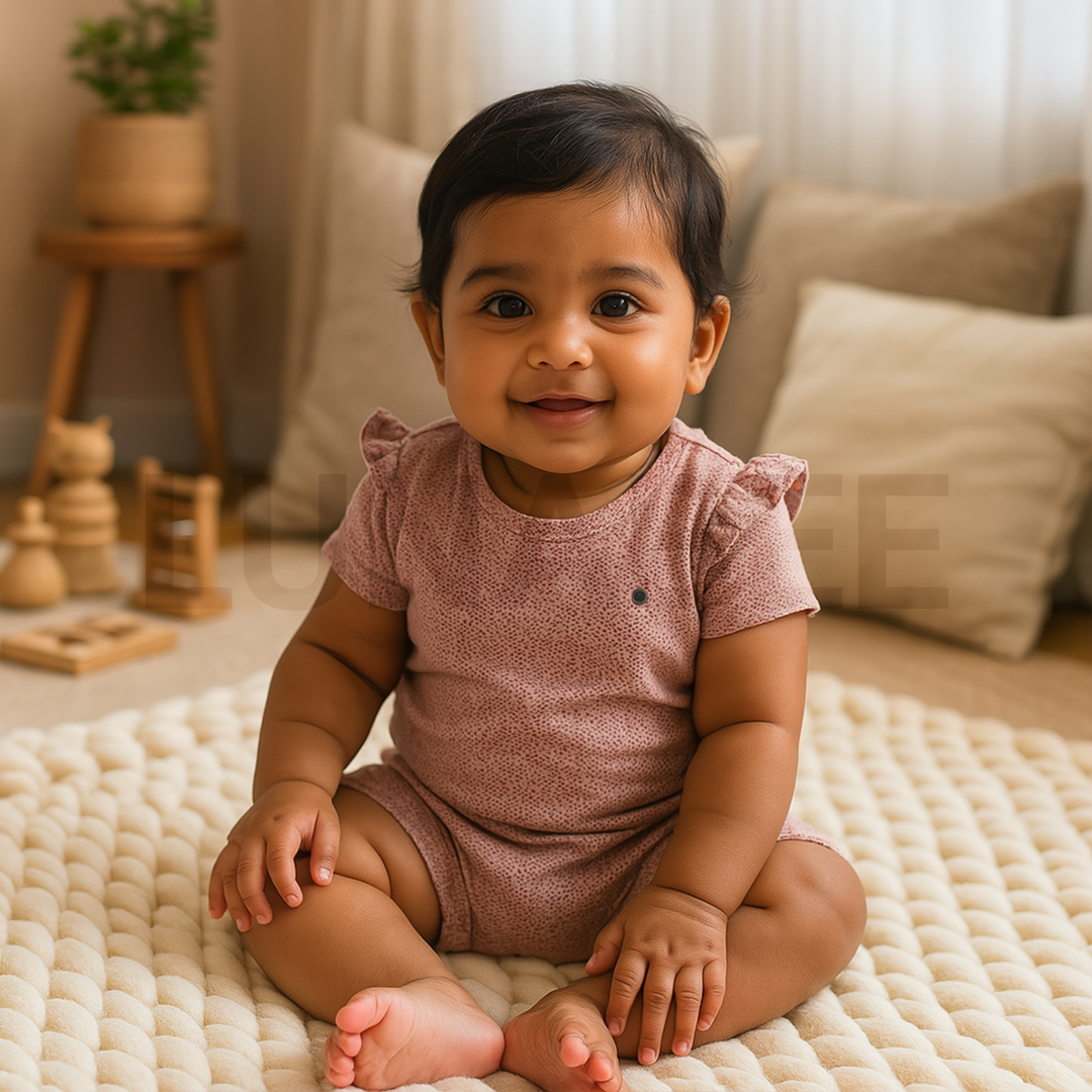 PASTEL PINK DOTTED JUMPSUIT