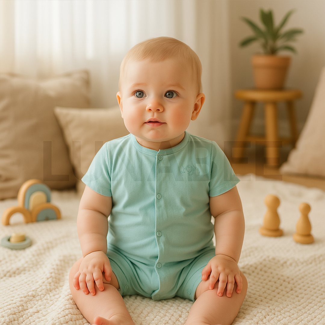 AQUA BLUE JUMPSUIT